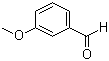 3-甲氧基苯甲醛分子结构 (CAS 591-31-1)