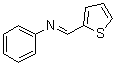 N-(2-噻吩基亚甲基)苯胺分子结构 (CAS 5918-68-3)