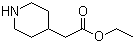 4-哌啶乙酸甲酯分子结构 (CAS 59184-90-6)