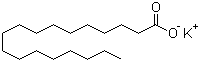 硬脂酸钾分子结构 (CAS 593-29-3)