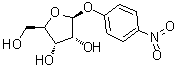 4-硝基苯基 beta-D-呋喃核糖苷分子结构 (CAS 59495-69-1)