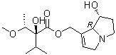 7R-天芥菜碱分子结构 (CAS 59532-50-2)