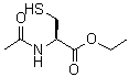 N-乙酰基-L-半胱氨酸乙酯分子结构 (CAS 59587-09-6)