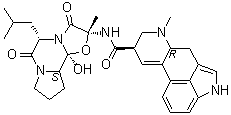 alpha-麦角异生碱分子结构 (CAS 596-88-3)