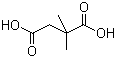 2,2-二甲基丁二酸分子结构 (CAS 597-43-3)