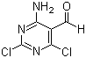 4-Amino-2,6-dichloropyrimidine-5-carboxaldehyde molecular structure (CAS 5971-68-6)