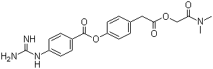 卡莫司他分子结构 (CAS 59721-28-7)