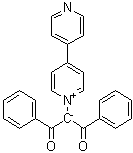1-(1-苯甲酰基-2-氧代-2-苯基乙基)-4,4'-联吡啶鎓内盐分子结构 (CAS 59805-17-3)