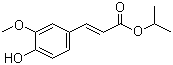 阿魏酸异丙酯分子结构 (CAS 59831-94-6)