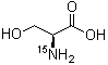 CAS 登录号：59935-32-9, L-丝氨酸(氮-15)