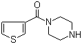 哌嗪-1-基-噻吩-3-基-甲酮分子结构 (CAS 59939-74-1)