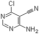 4-氨基-5-氰基-6-氯嘧啶分子结构 (CAS 60025-09-4)