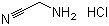 Aminoacetonitrile hydrochloride molecular structure (CAS 6011-14-9)