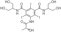 Iopamidol molecular structure (CAS 60166-93-0)
