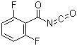2,6-二氟苯甲酰异氰酸酯分子结构 (CAS 60731-73-9)