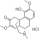 盐酸青藤碱分子结构 (CAS 6080-33-7)
