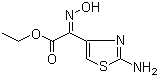 2-氨基-alpha-(羟基亚氨基)噻唑-4-乙酸乙酯分子结构 (CAS 60845-81-0)