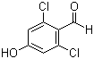 2,6-二氯-4-羟基苯甲醛分子结构 (CAS 60964-09-2)