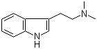 N,N-二甲基色胺分子结构 (CAS 61-50-7)