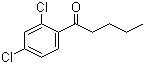 2',4'-Dichlorovalerophenone molecular structure (CAS 61023-66-3)