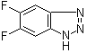 5,6-二氟-1H-苯并三氮唑分子结构 (CAS 610257-65-3)