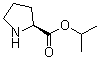 L-脯氨酸异丙基酯分子结构 (CAS 61114-37-2)