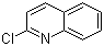 2-氯喹啉分子结构 (CAS 612-62-4)