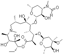 3'-N-Demethyl-3'-N-formylazithromycin molecular structure (CAS 612069-28-0)