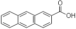 2-蒽羧酸分子结构 (CAS 613-08-1)