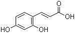 2,4-Dihydroxycinnamic acid molecular structure (CAS 614-86-8)