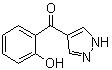 CAS 登录号：61466-41-9, (2-羟基苯基)-1H-吡唑-4-基甲酮