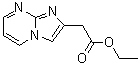 Imidazo[1,2-a]pyrimidine-2-acetic acid ethyl ester molecular structure (CAS 61571-27-5)