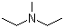 N,N-二乙基甲胺分子结构 (CAS 616-39-7)