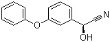 (S)-(3-苯氧基苯基)羟基乙腈分子结构 (CAS 61826-76-4)
