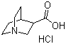 Quinuclidine-3-carboxylic acid hydrochloride molecular structure (CAS 6238-34-2)