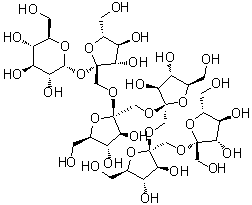 1,1,1,1-蔗果六糖分子结构 (CAS 62512-19-0)