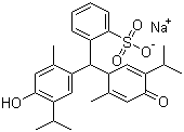 Sodium Thymol Blue molecular structure (CAS 62625-21-2)
