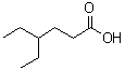 4-乙基己酸分子结构 (CAS 6299-66-7)