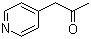 1-(4-吡啶基)丙酮分子结构 (CAS 6304-16-1)