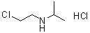 N-(2-Chloroethyl)-2-propanamine hydrochloride molecular structure (CAS 6306-61-2)