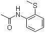 N-乙酰基-2-(甲硫基)苯胺分子结构 (CAS 6310-41-4)
