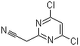 4,6-Dichloro-2-pyrimidineacetonitrile molecular structure (CAS 63155-43-1)