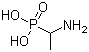 DL-1-氨基乙基膦酸分子结构 (CAS 6323-97-3)