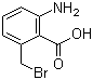 2-氨基-6-溴甲基苯甲酸分子结构 (CAS 632340-58-0)