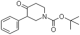 1-Boc-3-苯基哌啶-4-酮分子结构 (CAS 632352-56-8)