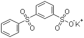 Potassium 3-(phenylsulfonyl)benzenesulfonate molecular structure (CAS 63316-43-8)