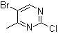 5-溴-2-氯-4-甲基嘧啶分子结构 (CAS 633328-95-7)