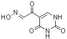 1,2,3,4-四氢-alpha,2,4-三氧代-5-嘧啶乙醛肟分子结构 (CAS 6345-07-9)