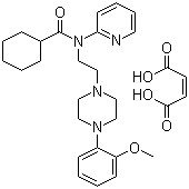 WAY-100635 马来酸盐分子结构 (CAS 634908-75-1)