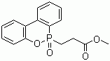 9,10-二氢-9-氧杂-10-磷杂菲-10-丙酸甲酯 10-氧化物分子结构 (CAS 63562-42-5)
